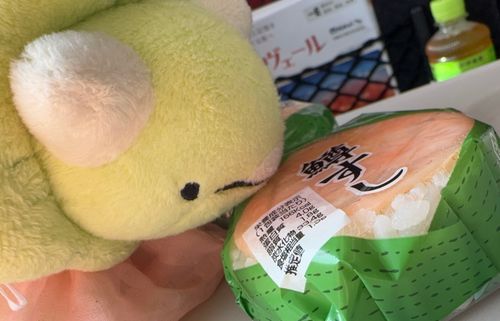 ふすふす(旅のお供の鱒寿司だよ、ばぶちゃん)