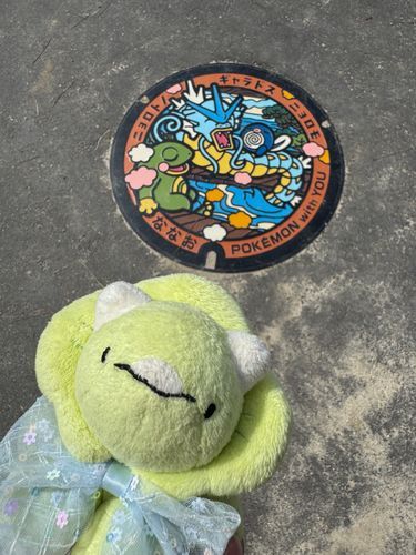 ぷぷぅ！♨️(ぽけふたと、ポケモン足湯に行ってきたよ)