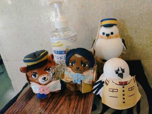 🐻と🎏と🕊️。