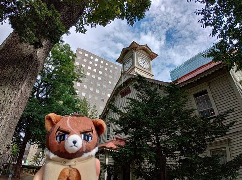 時計台とｱﾘｺちゃん！