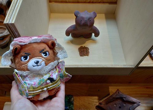 🐻と🧸。