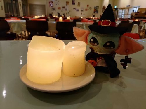 🕯️とよもぎ餅。