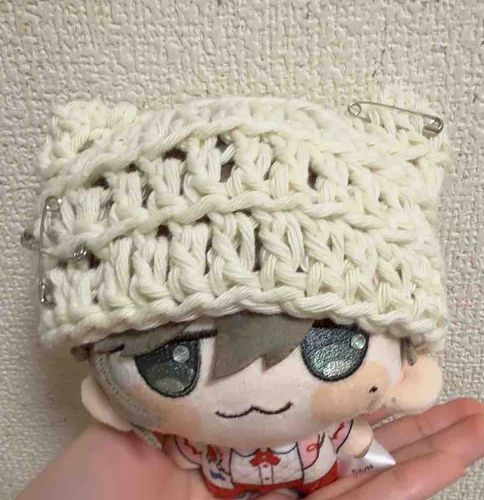 みんなおはよう
猫耳帽子作ったよ