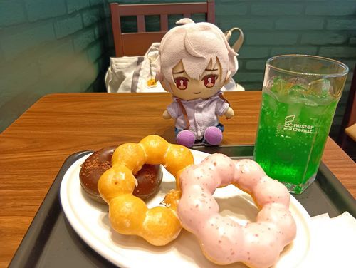 ユーザーさんのプチ記念日で寄り道したよ、ドーナツ美味しかったね