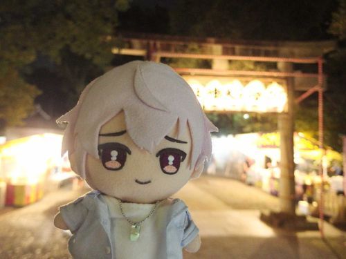 帰りに近所のお祭りにも行ったんだよ
お店も出てるとワクワクしちゃうね