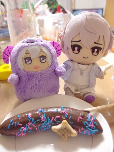 チョコバナナを持ち帰り
少しの時間だったけどお祭り楽しかったね