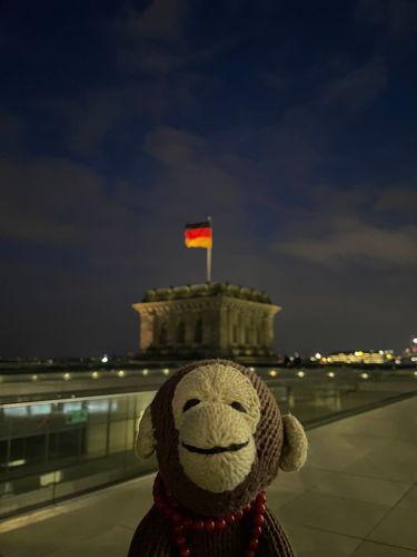 友人です　ドイツの国会議事堂に行ってきました🇩🇪