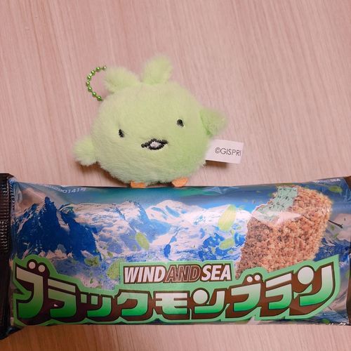 チョコミント味のブラックモンブラン
キッコロも よく見たら ヨダレ出てる😂
美味しかったよ🎉