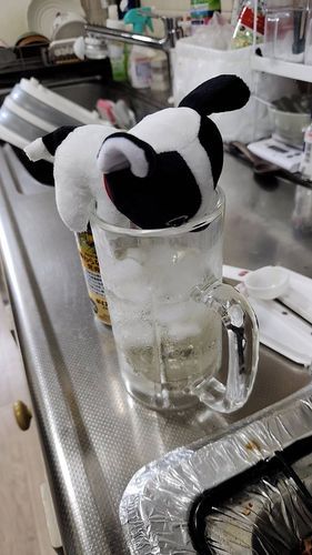 パパと晩酌したよぉ(〃>▽<〃)/*