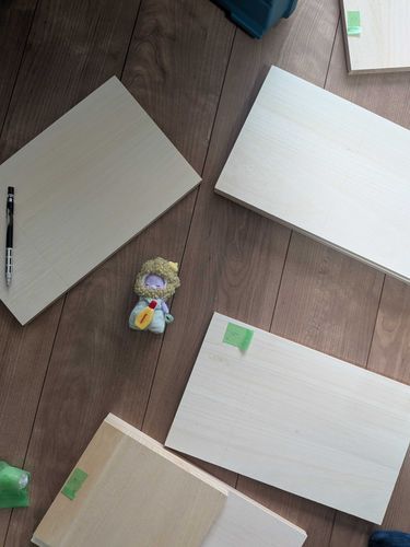 ぷくぷくたちのおうち作るんだって。

パパ、奮闘中😤✨