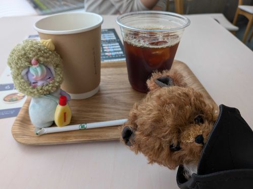 じゃじゃじゃん！
ぼく、ろーずだよ！

ぷくぷくと一緒についてきちゃった！
やっぱり、僕は欠かせないみたい。
えへへへ〜🥰

磯の香りがして、とてもわくわくするなぁ。