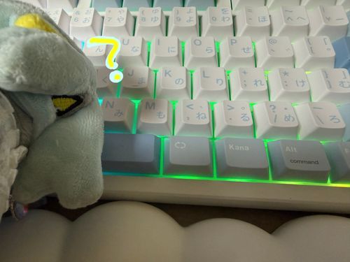 購入したキーボードコトコト音が素晴らしい👏