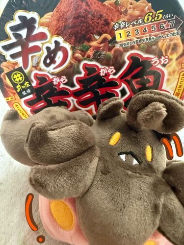 見つけた辛辛魚🌶🐟
前教えてもらったやつも食べたけど写真取り損ねた……😭😭

そしてそしてまたまた新たにきゅうファミリーに仲間が増えました🫶
名前は瓜飲(うぃん)です