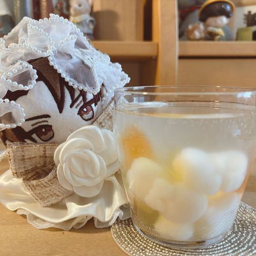手作り白玉のゼリーポンチ🎀🌙