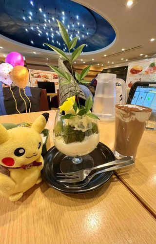 和食展コラボのパフェでおやつピカ