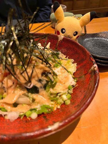 和食を食べにきたピカ