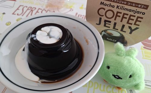そと、あついね
コーヒーゼリーですずもう！
