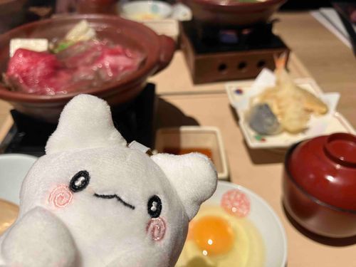 すきやき定食なの！