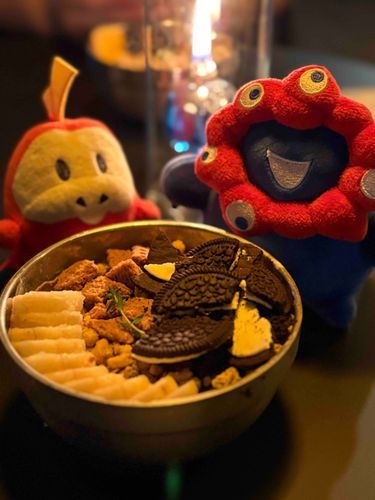 アサイー大好き人間に付き添ってくれる