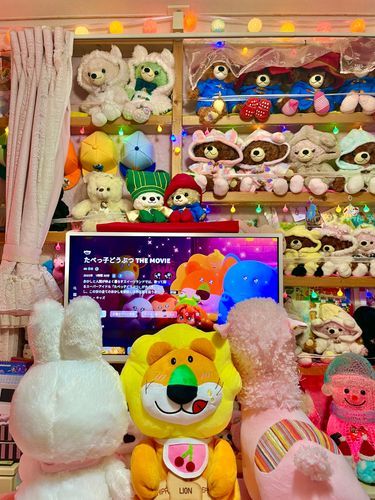 たべっこどうぶつザムービー見たよ🦁❤️