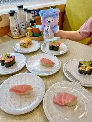 はま寿司の大とろ祭りにきました🐟🐟