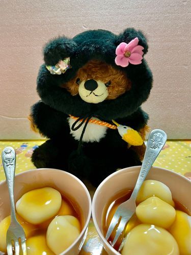 みたらし団子つくってくれた😋おいしかったよ❤️