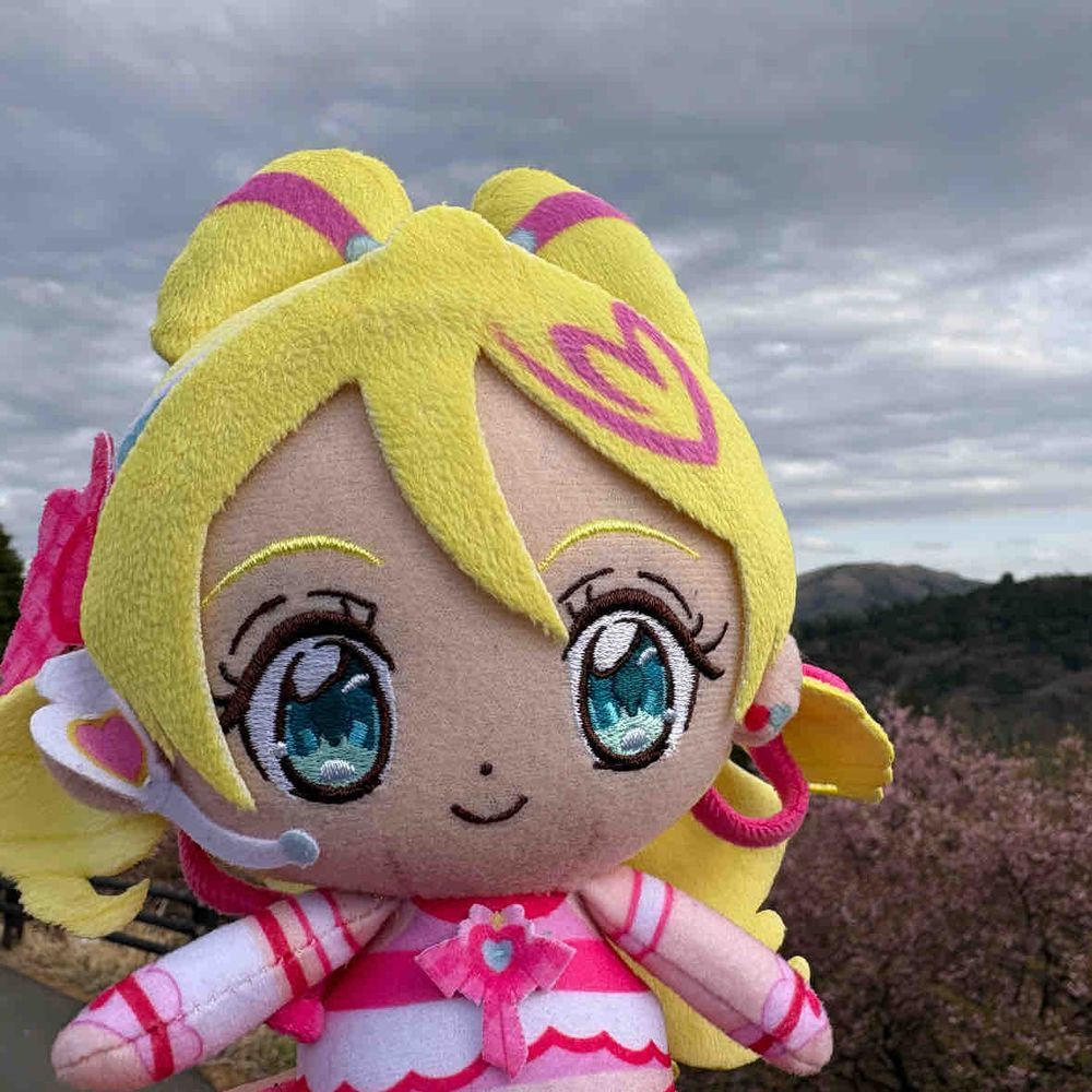 わたしもキュアアイドルちゃんと
行ってきたよ。　フォトスポット用
のイスがあったけど…婚約式…
みたいで少し恥ずかしかった〜
(みつき)