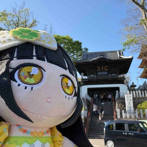 れきしありそう、おてらにつむぎ、
さんぱいじゃないけど、いった。