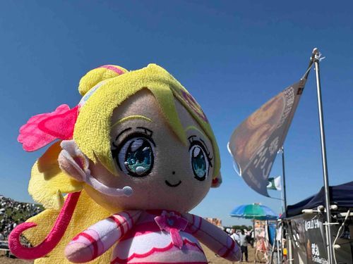 天気はすごく良かったけど、
風の強さがイマイチでさぁ〜…
大凧はあまり飛ばなかったんだ…
グルメを味わってたときは
もうちょっと風が来てたのに〜！