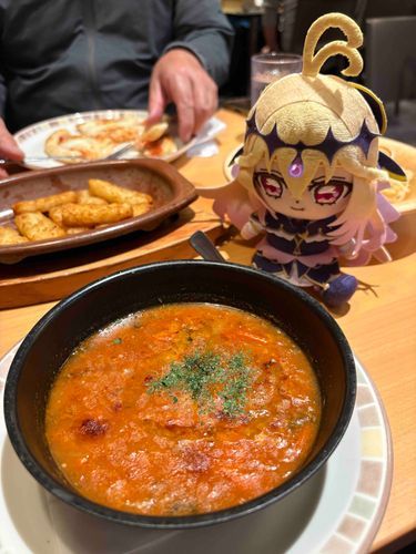ミネストローネ……   凝縮された
風味ね。悪くないと思う…