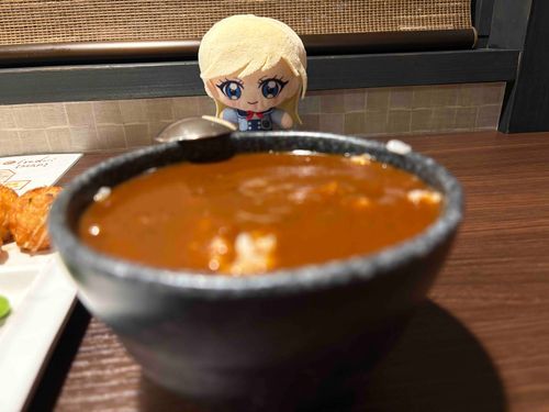 ビュッフェでカレーが入った
器を持ってきてくれたけど……
そっか…   私のバースデーを
持ち主さんは忘れずに、
覚えていてくれてたんだね。