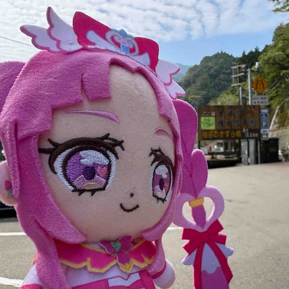 四国めぐり旅　その①
キュアミスティックといっしょに
歴史ある雰囲気と渓谷に
驚きつつも魅了された　編