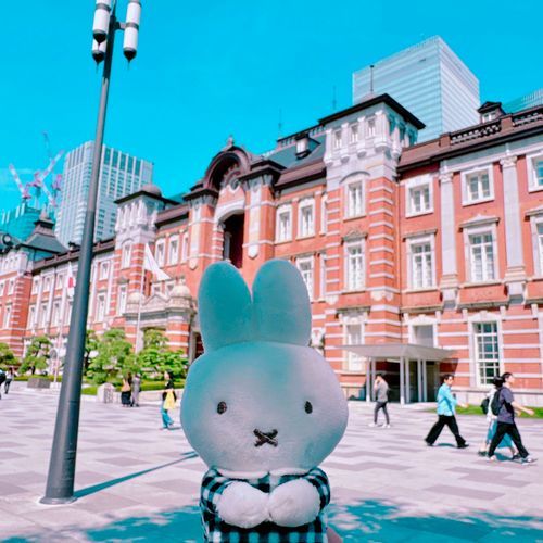 東京駅きたー！
みっふぃーすたいるで別のお洋服買うぞ✨
