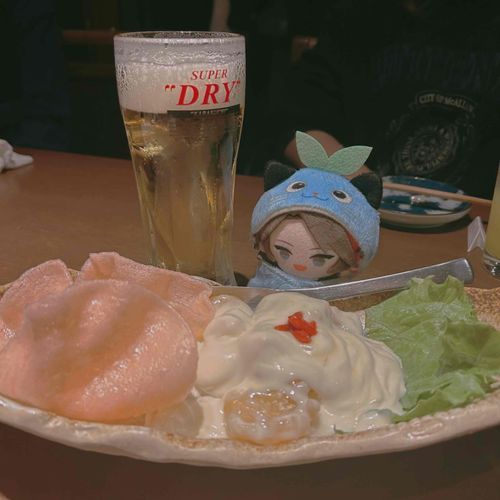 🍺✖️🦐最高😊
(元気だとしてもインフル治るまで安静に〜〜)