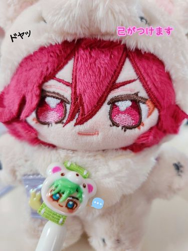 ジュイヌくんにあげるジュイスピンを自慢げにつけるまどちゃん(キミのじゃないんだよ..また今度作るから許してﾁｮ)