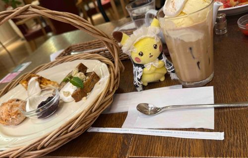 とうひょう　いって　がいしょくするんだ