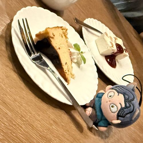 おしょうゆのチーズケーキだそうですよ〜　