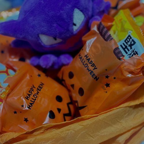 ごそ…ごそ… 準備は終わったのか？お菓子もう一つ入れてやろうかな