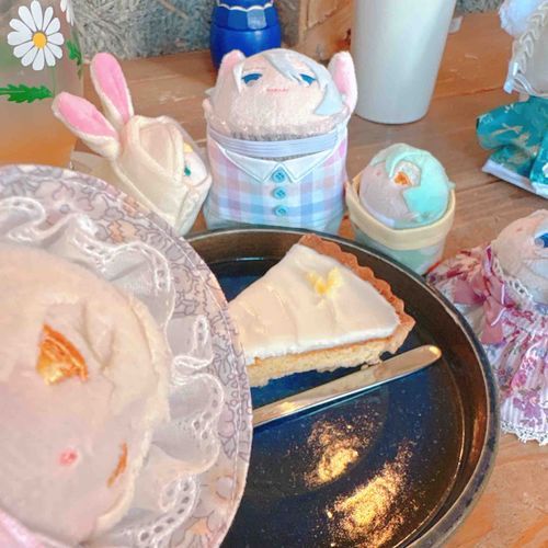 あこがれのちょぎくんとのてぃーたいむ…ぼくおとなりにいこうとしたら すでにわきをかためられてた…もてもてちょぎくん…✨