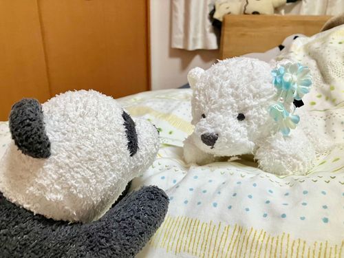 ぱんこ🐼「夏用の髪飾りあげる。似合うんじゃね?たまには主と出かけてやれよな。(まぁ主が選んで買ったんだけど)」
こめこ🐻❄️「かわいい...夏祭りにぴったり...!」