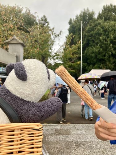 近所が雨なのに祭りしてる！
チュロス！！！