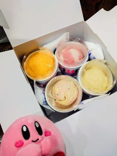 サーティワンのポッピングミルク、美味しかったです