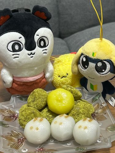 みんなでお月見
ちょうどさんにんぶん