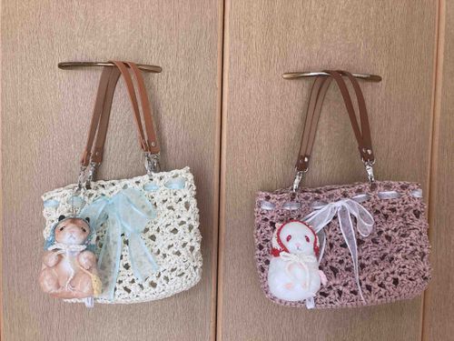 かばん作ったからモデルさんしてもらった