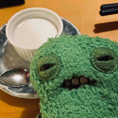ココナッツプリンは、白いな