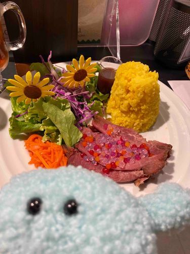 おしかつ！こらぼかふぇだよ
おしのめにゅー
だいまんぞくだったみたい^^

---りもくんです