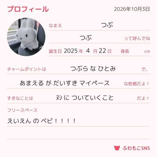つぶ のプロフィール
