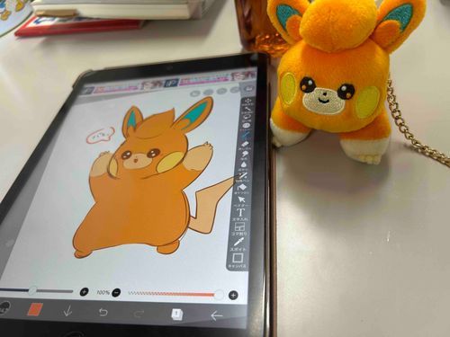 かっこよく描いてもらった！
かいぬしがかくよりかっこいいね