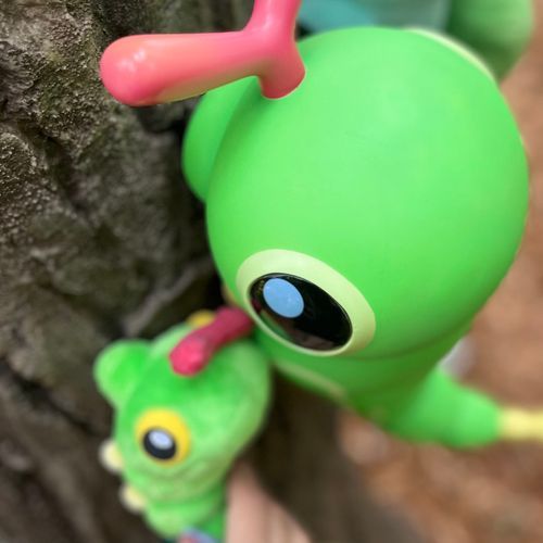 大きい キャタピーと 小さい キャタピー。