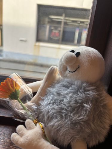 待ち人はやく来ないかな～…🌼*･